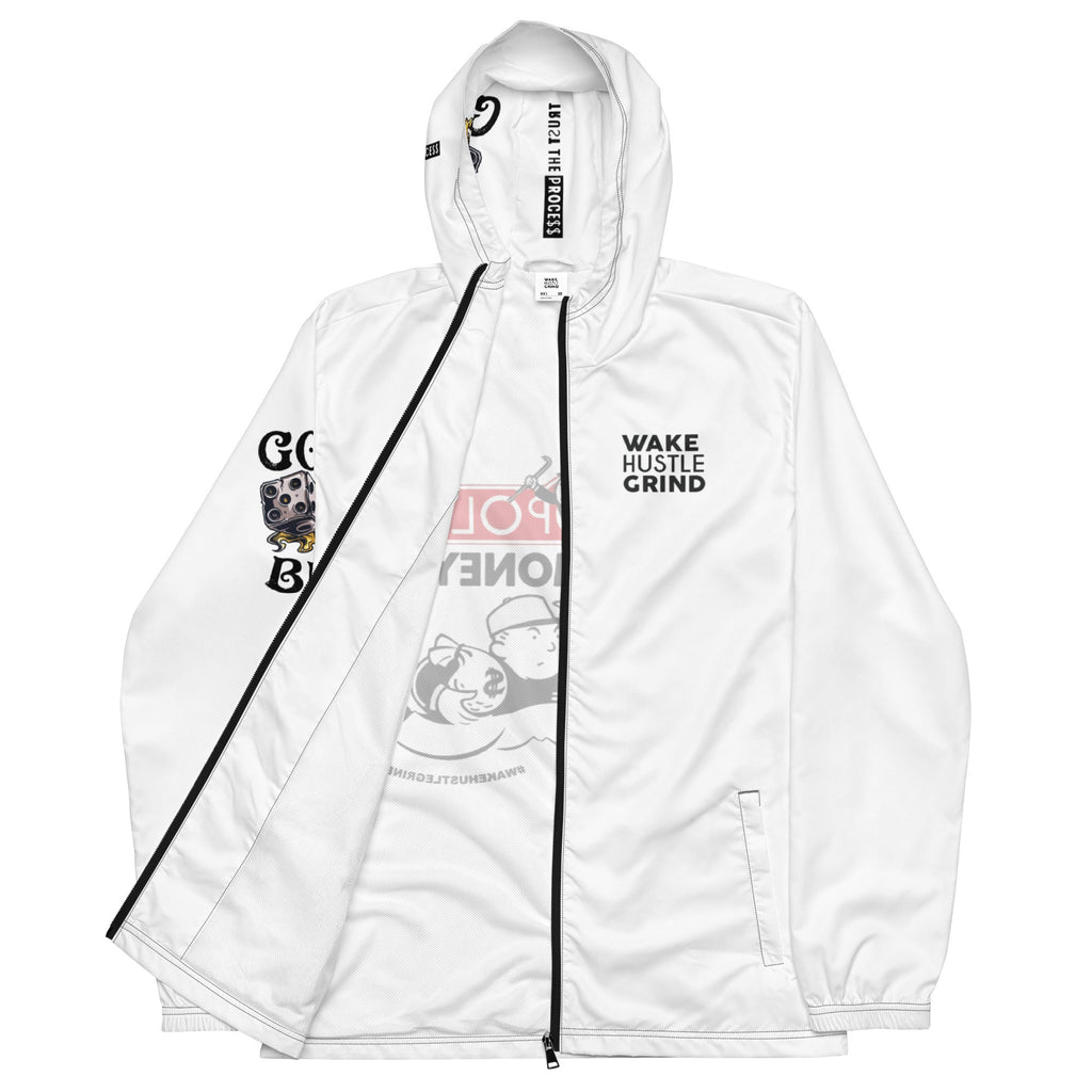 go-big all-over-print-mens-windbreaker-black-front-wake-hustle-grind-trust-process-go-big-windbreaker